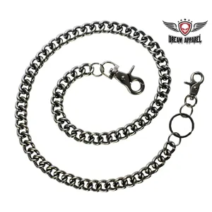 28" Black Chrome Biker Chain