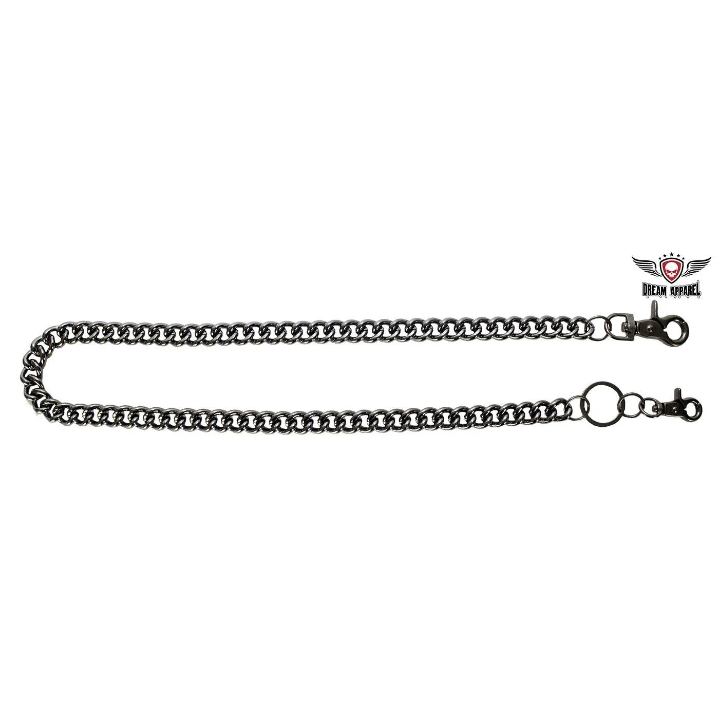 28" Black Chrome Biker Chain