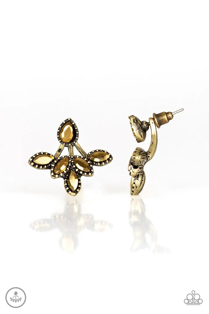 A Force to BEAM Reckoned With Brass Paparazzi Earrings