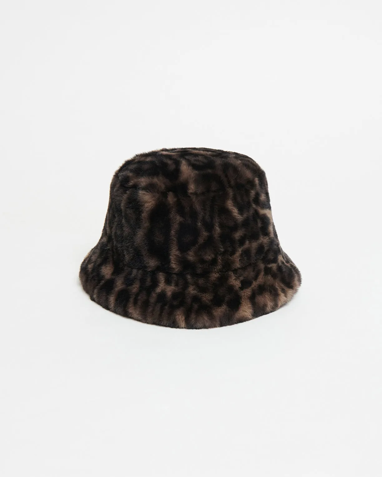 Amara Bucket Hat Dark Leopard