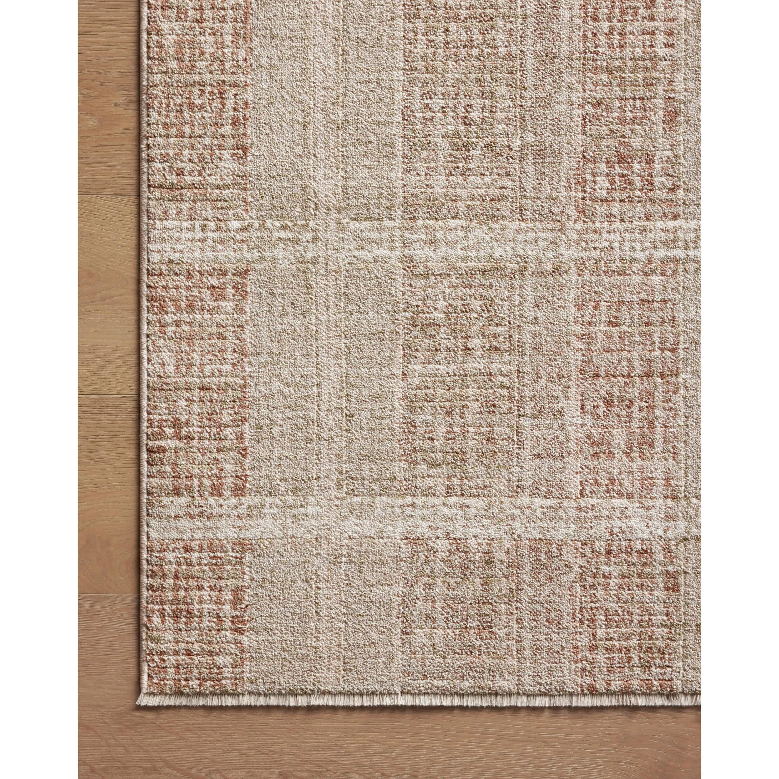 Angela Rose × Loloi Rug Ember EMB-02, Clay/Sand