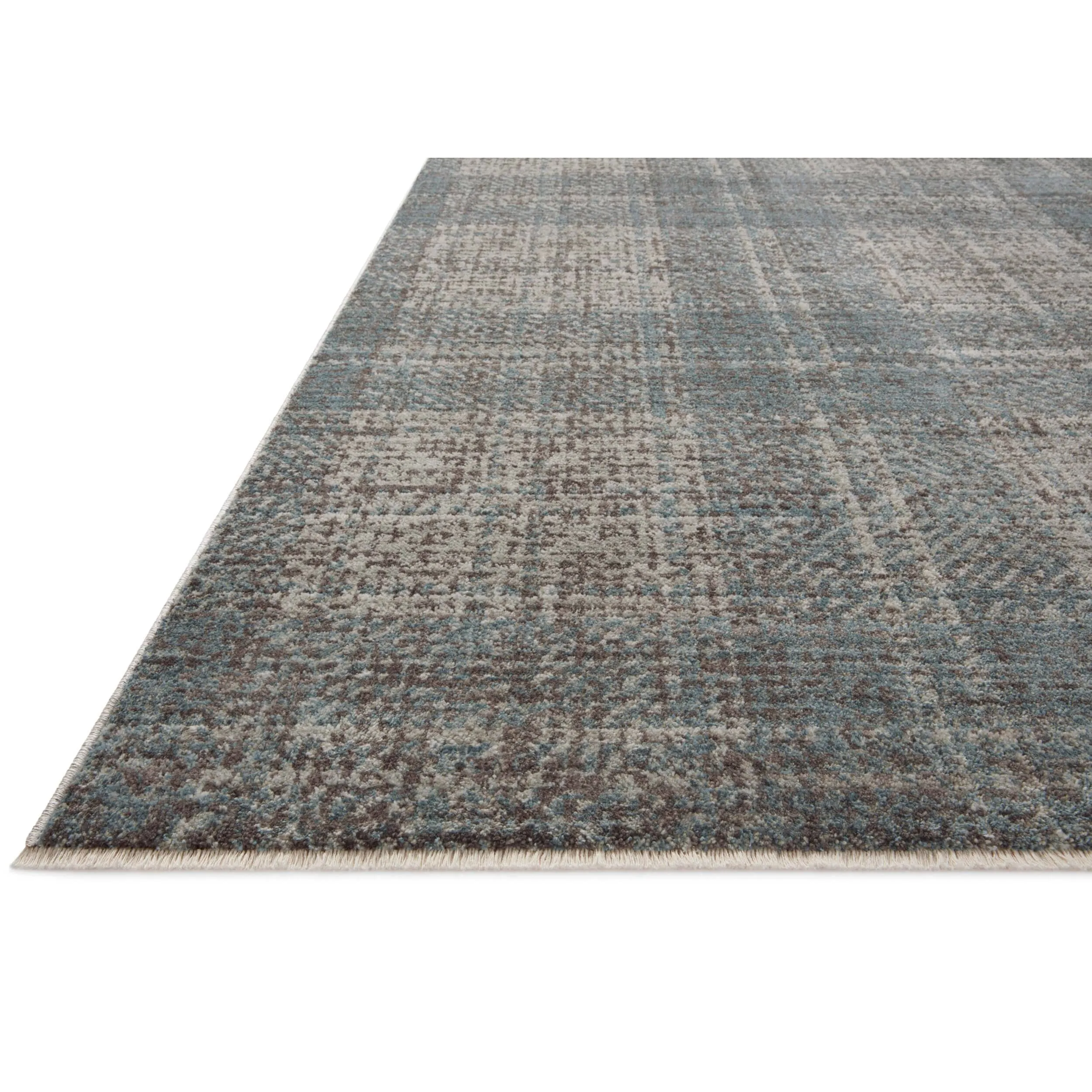 Angela Rose × Loloi Rug Ember EMB-09, Denim/Charcoal