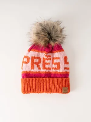 Apres Orange & Pink Beanie