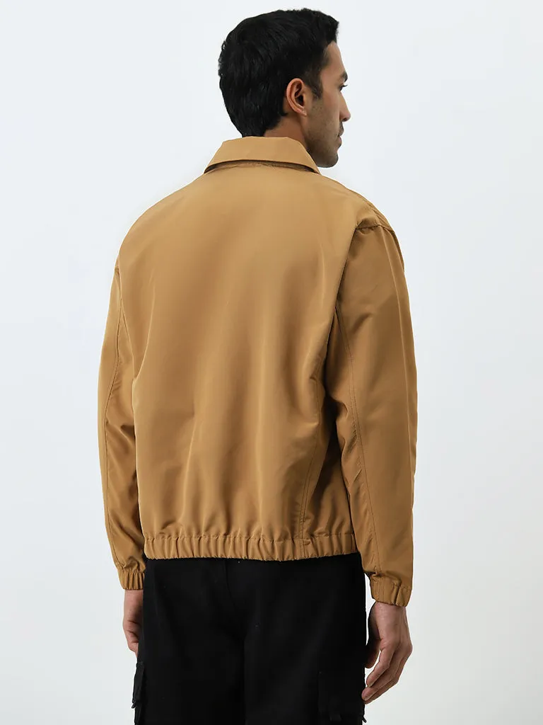 Ascot Brown Relaxed-Fit Jacket