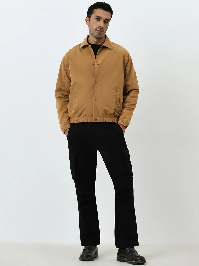 Ascot Brown Relaxed-Fit Jacket