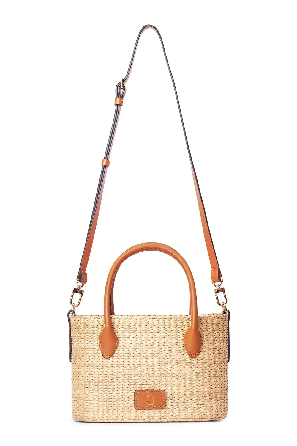 Ashima Zipper Water Hyacinth Fiber Bag