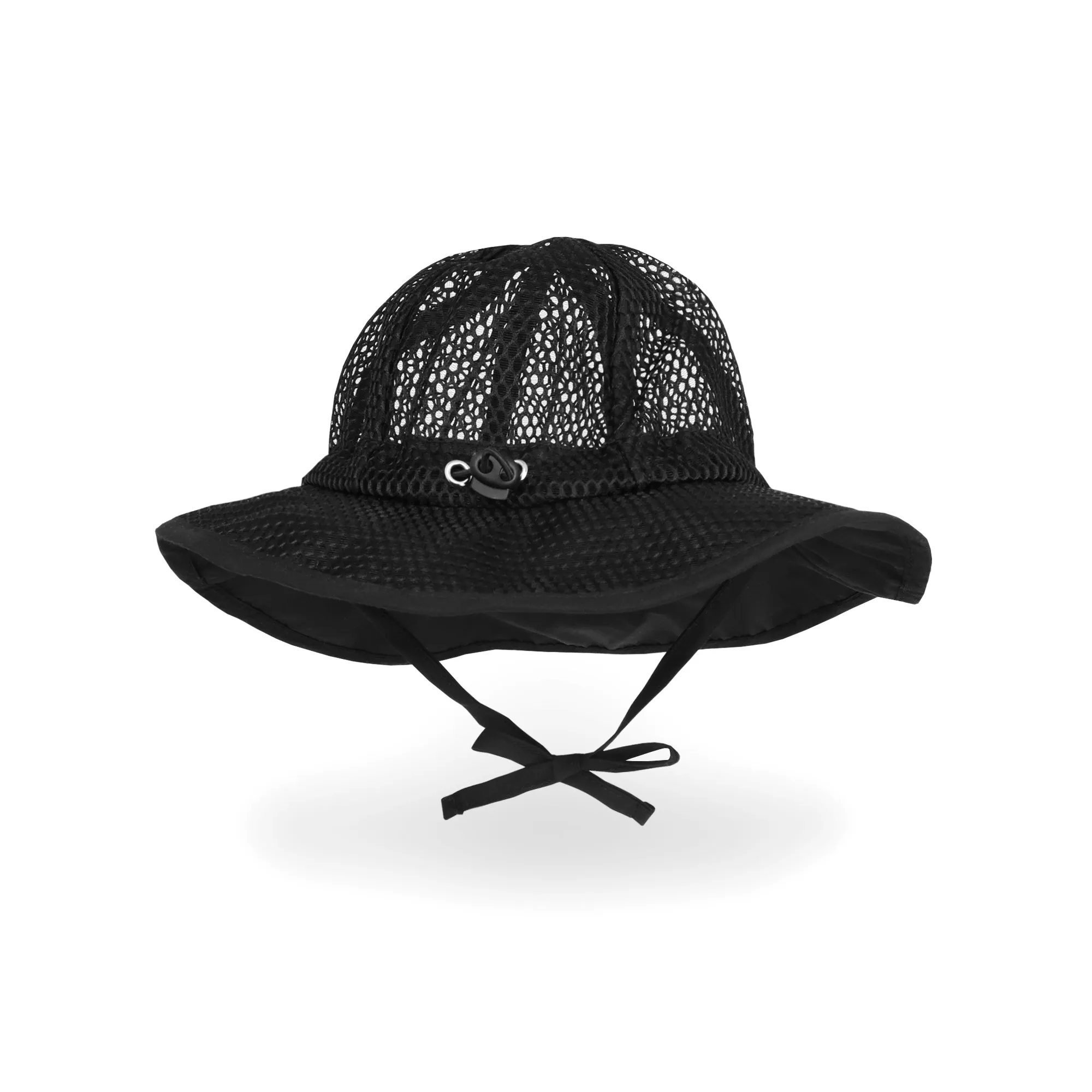 Baby Mesh Bucket Hat Toddler Sun Floppy Hat | Black