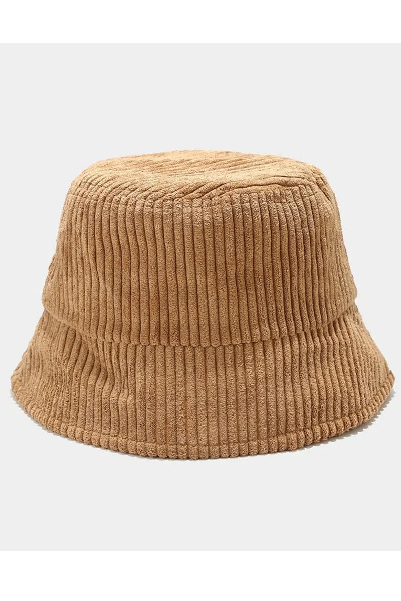 BASIC CORDUROY FISHERMAN BUCKET HAT