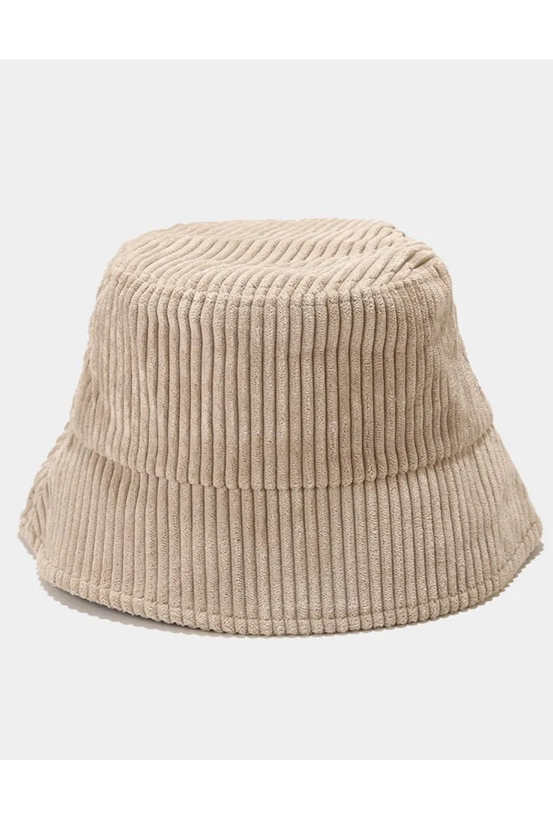 BASIC CORDUROY FISHERMAN BUCKET HAT