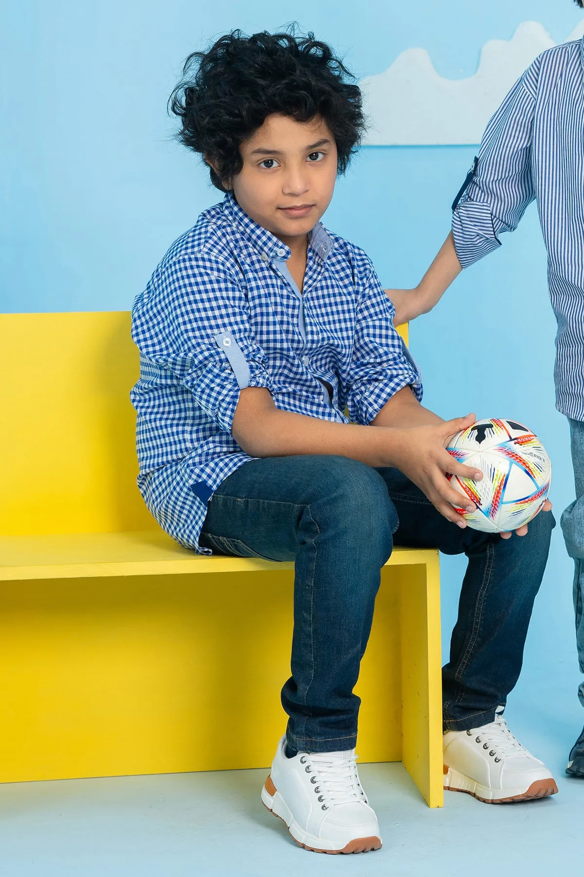 Boys EdWIN Cotton Casual Shirt