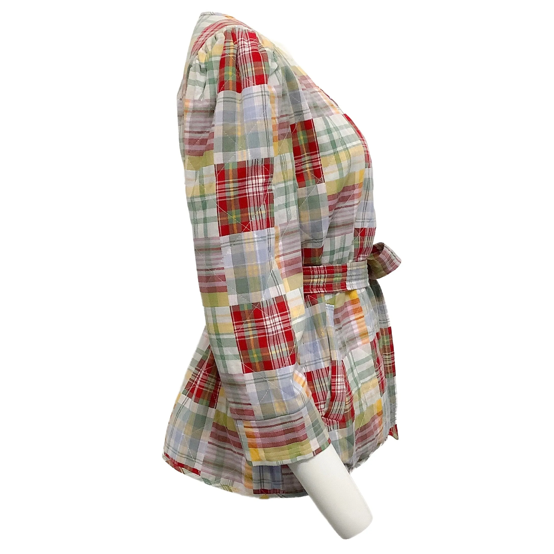 Cinq à Sept Multi Meadow Plaid Triss Jacket