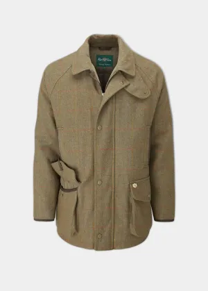 Combrook Men's Waterproof Tweed Coat In Hawthorn - Regular Fit