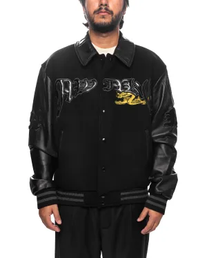 Dragon Embroidered Varsity Jacket