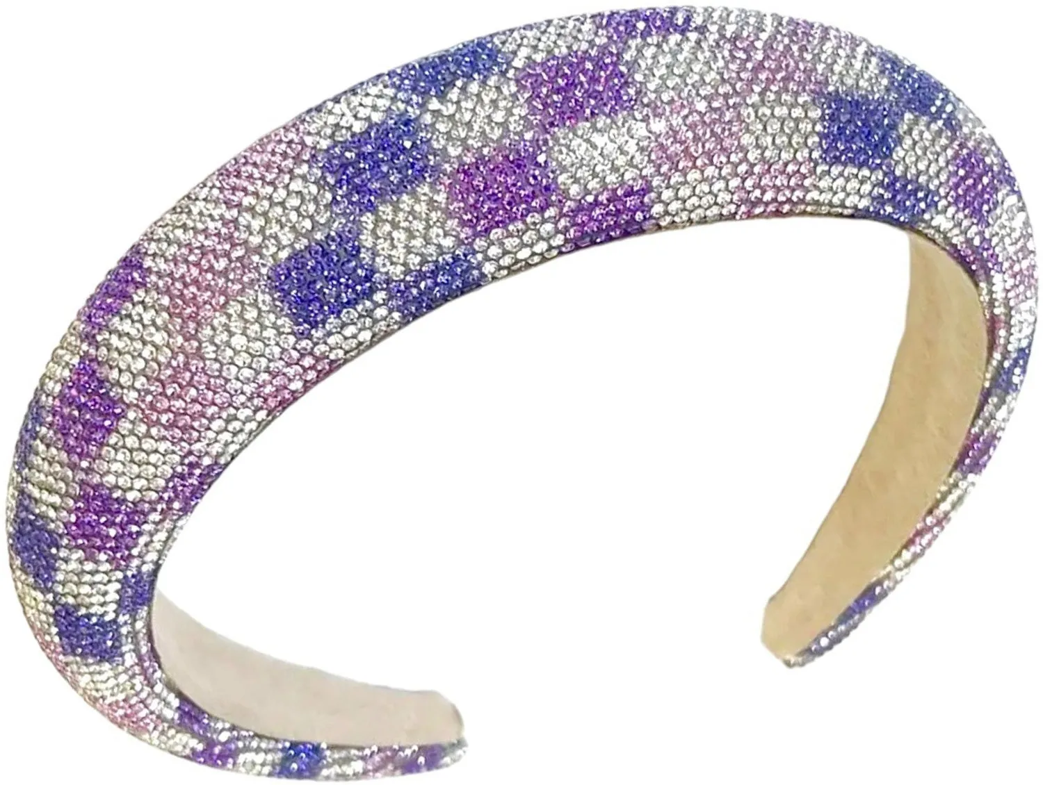 Era Check Crystal Headband