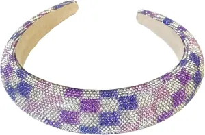 Era Check Crystal Headband