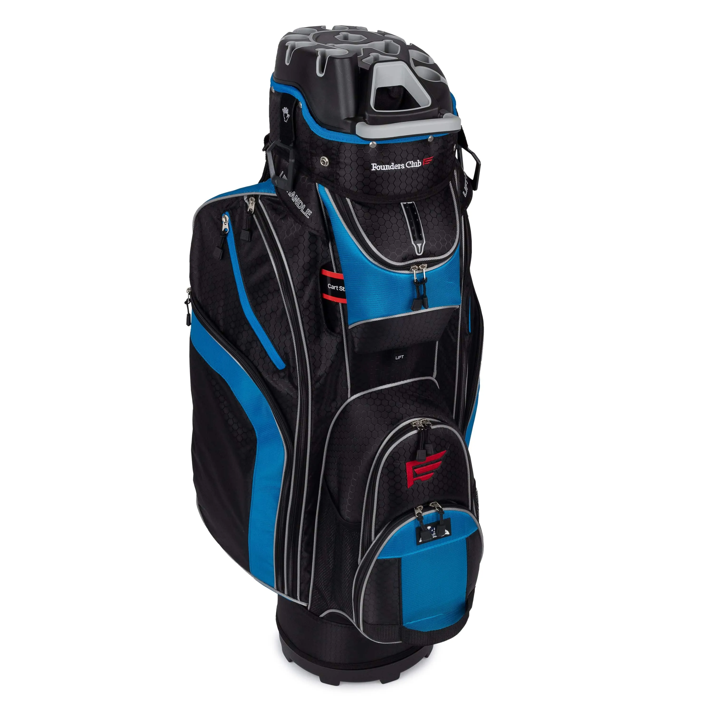 Founders Club 3rd Gen Premium Organizer 14 Way Golf Cart Bag (Aegean Blue)