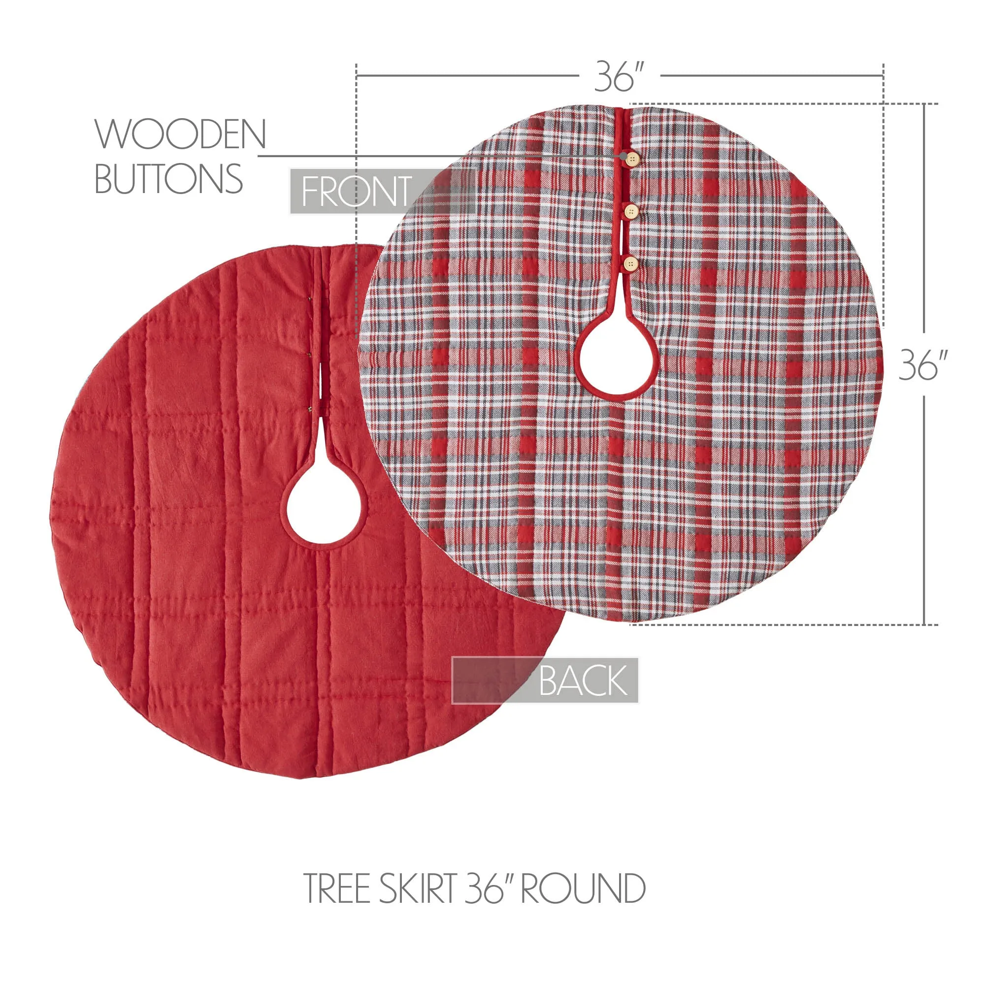 Gregor Plaid Tree Skirt