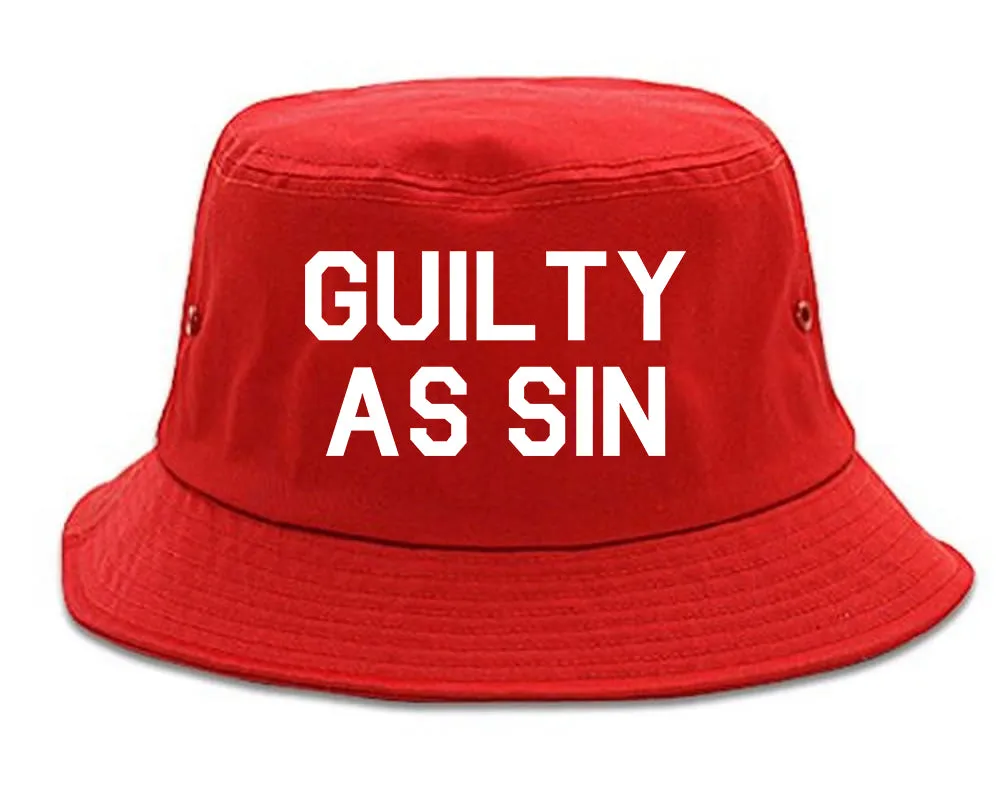 Guilty As Sin Mens Bucket Hat