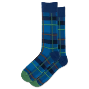 HOTSOX Men's Plaid Crew Sock