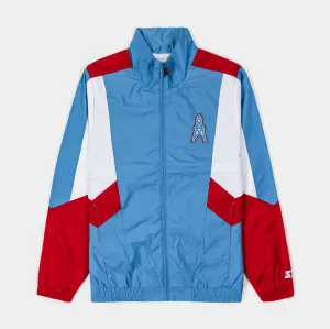 Houston Oilers Sprinter Light Weight Mens Jacket (Blue/Red)