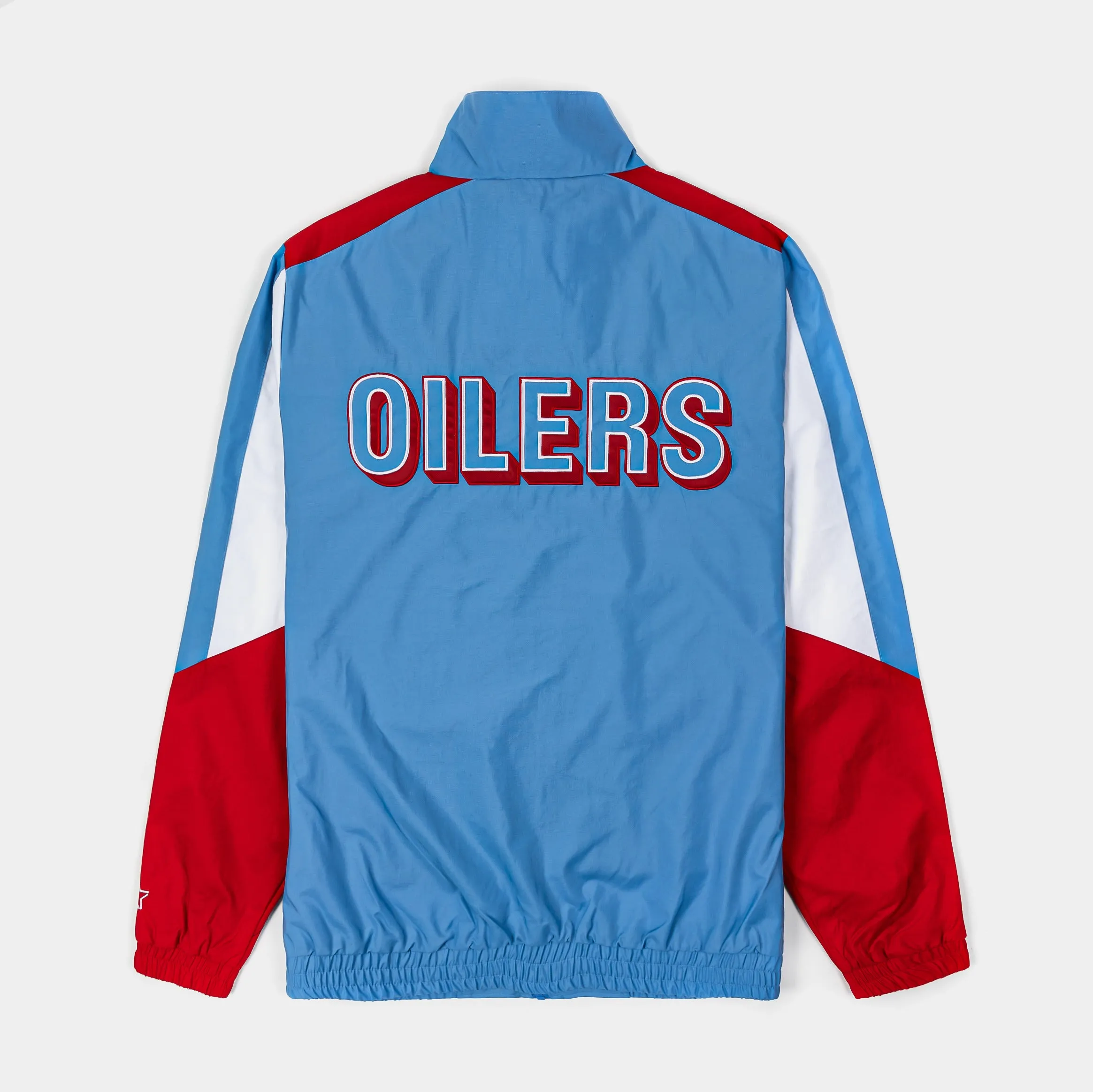 Houston Oilers Sprinter Light Weight Mens Jacket (Blue/Red)