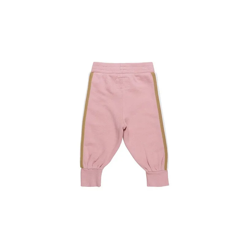 Huxbaby Dusty Rose Retro Track Pant