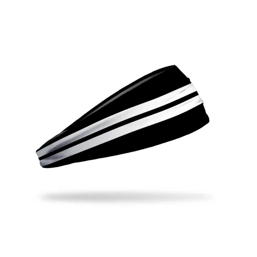 JUNK Varsity Stripe Black Headband (Big Bang Lite)