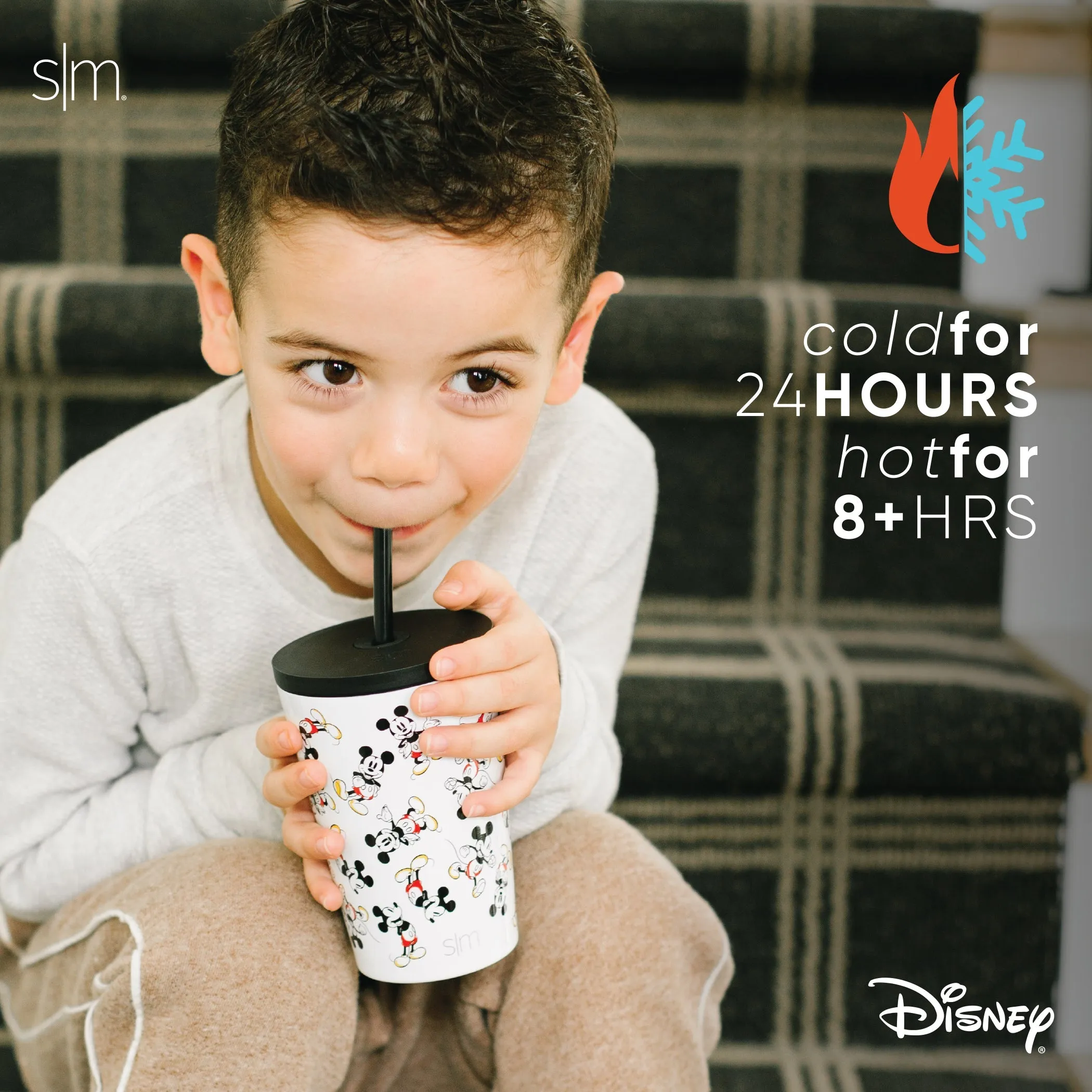 Kids Classic Tumbler with Lid and Silicone Straw