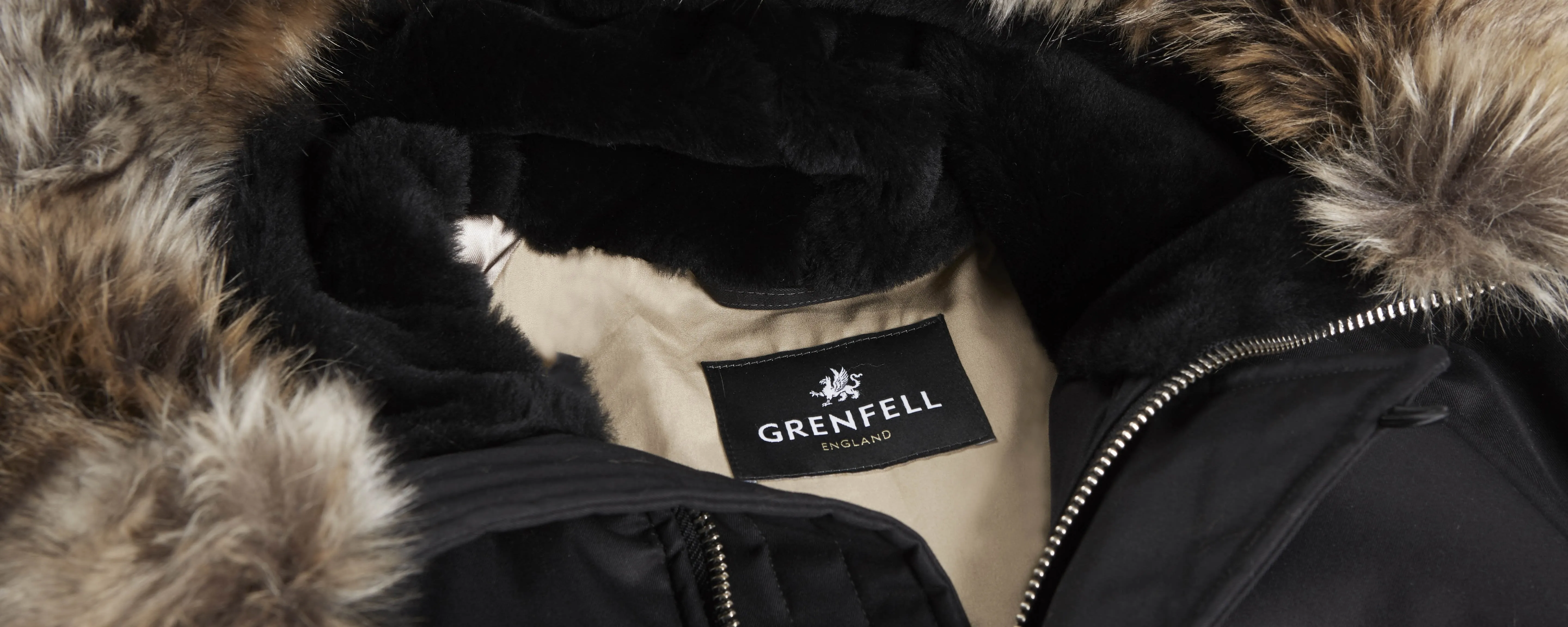 Labrador in Grenfell Cloth Black