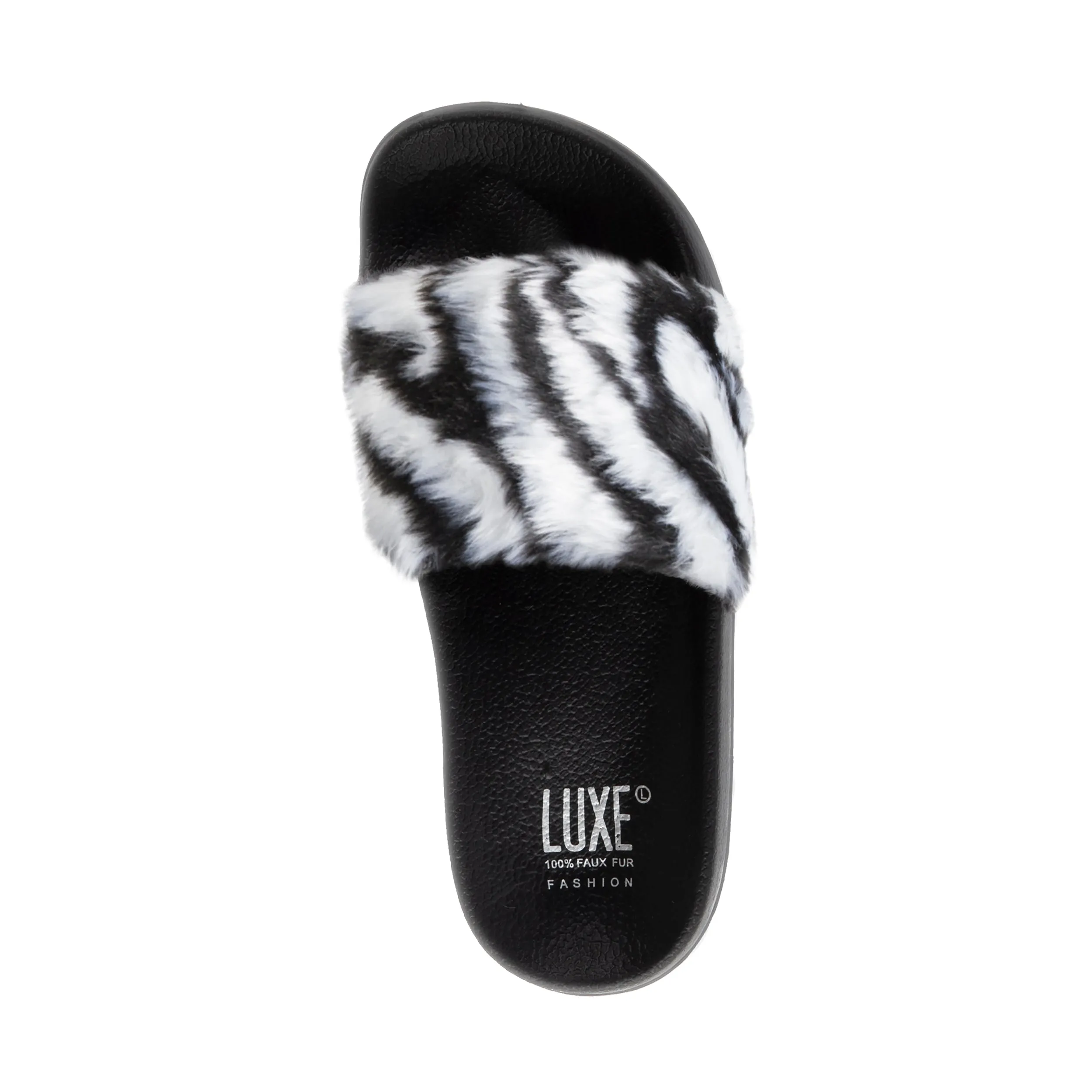 Luxe Fashion Classic Faux Sheepskin Women Slides-1-Piece