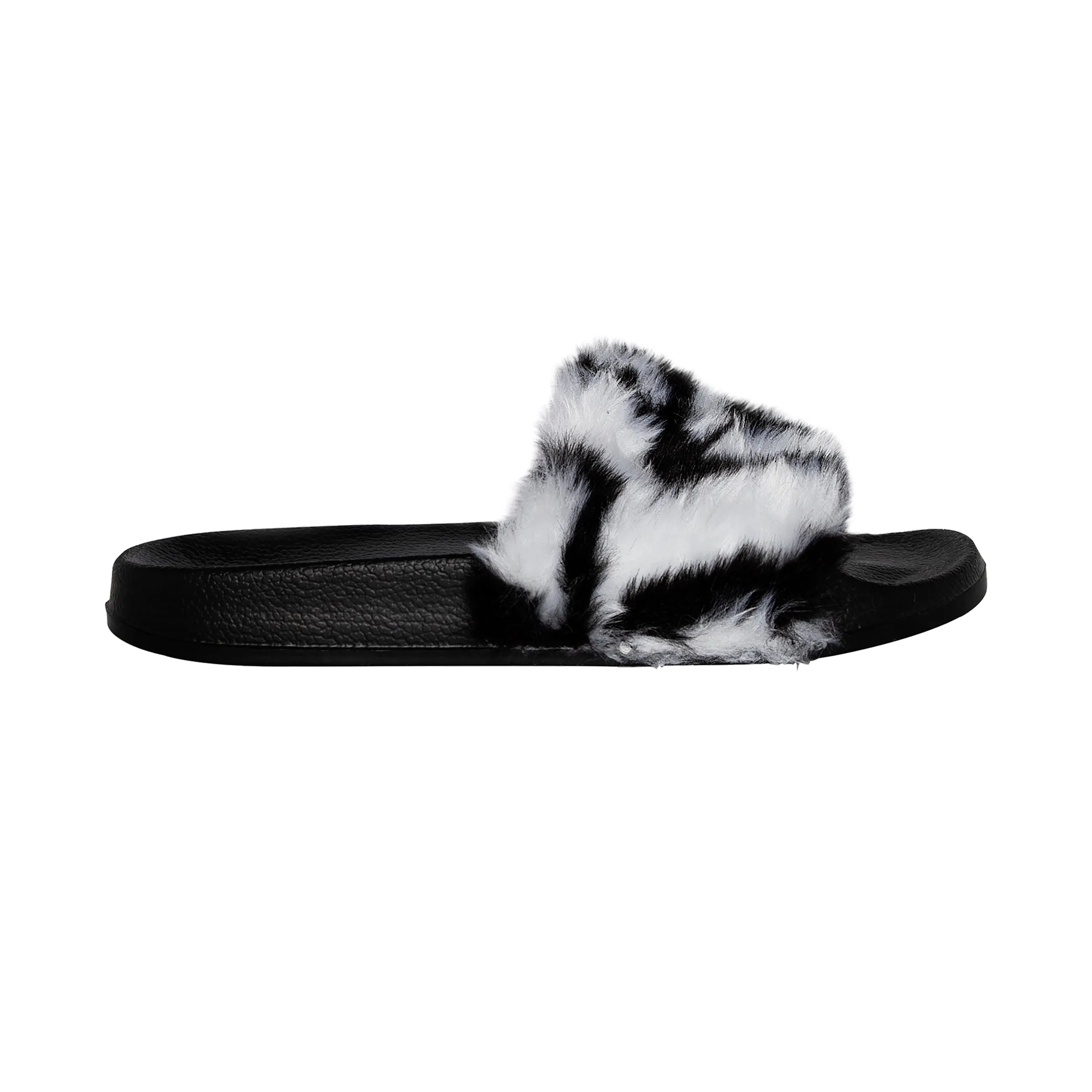 Luxe Fashion Classic Faux Sheepskin Women Slides-1-Piece