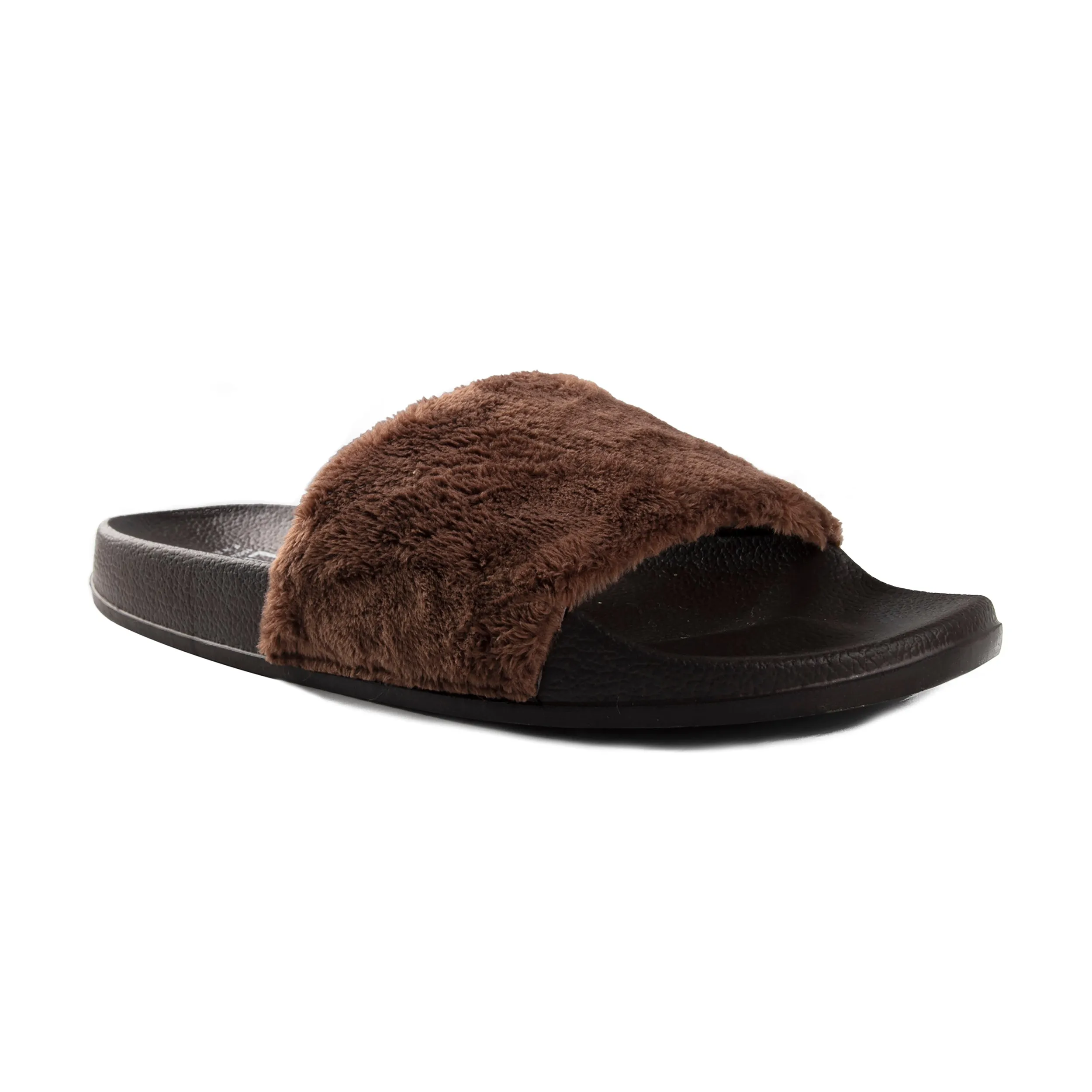 Luxe Fashion Classic Faux Sheepskin Women Slides-1-Piece