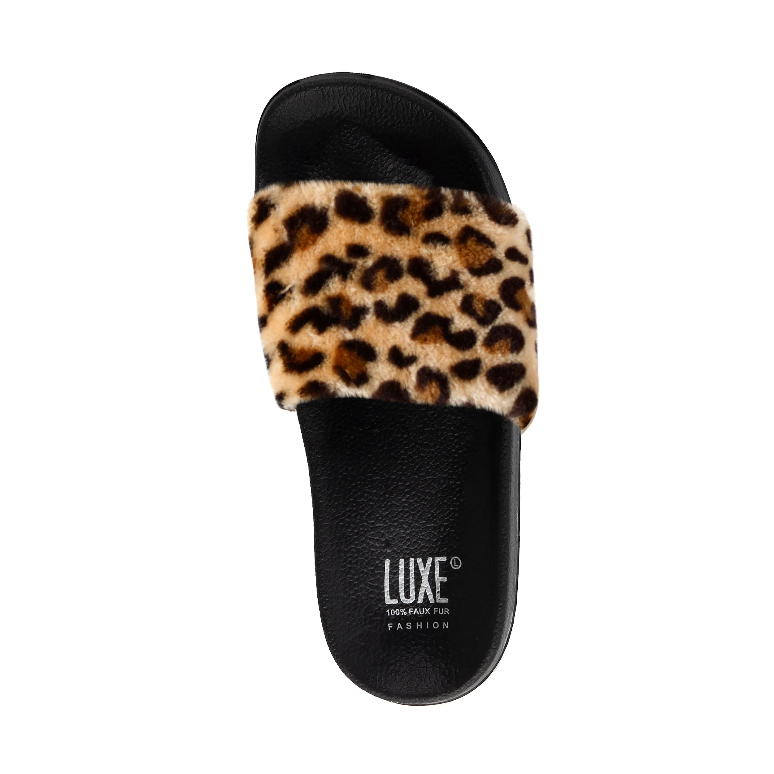 Luxe Fashion Classic Faux Sheepskin Women Slides-1-Piece