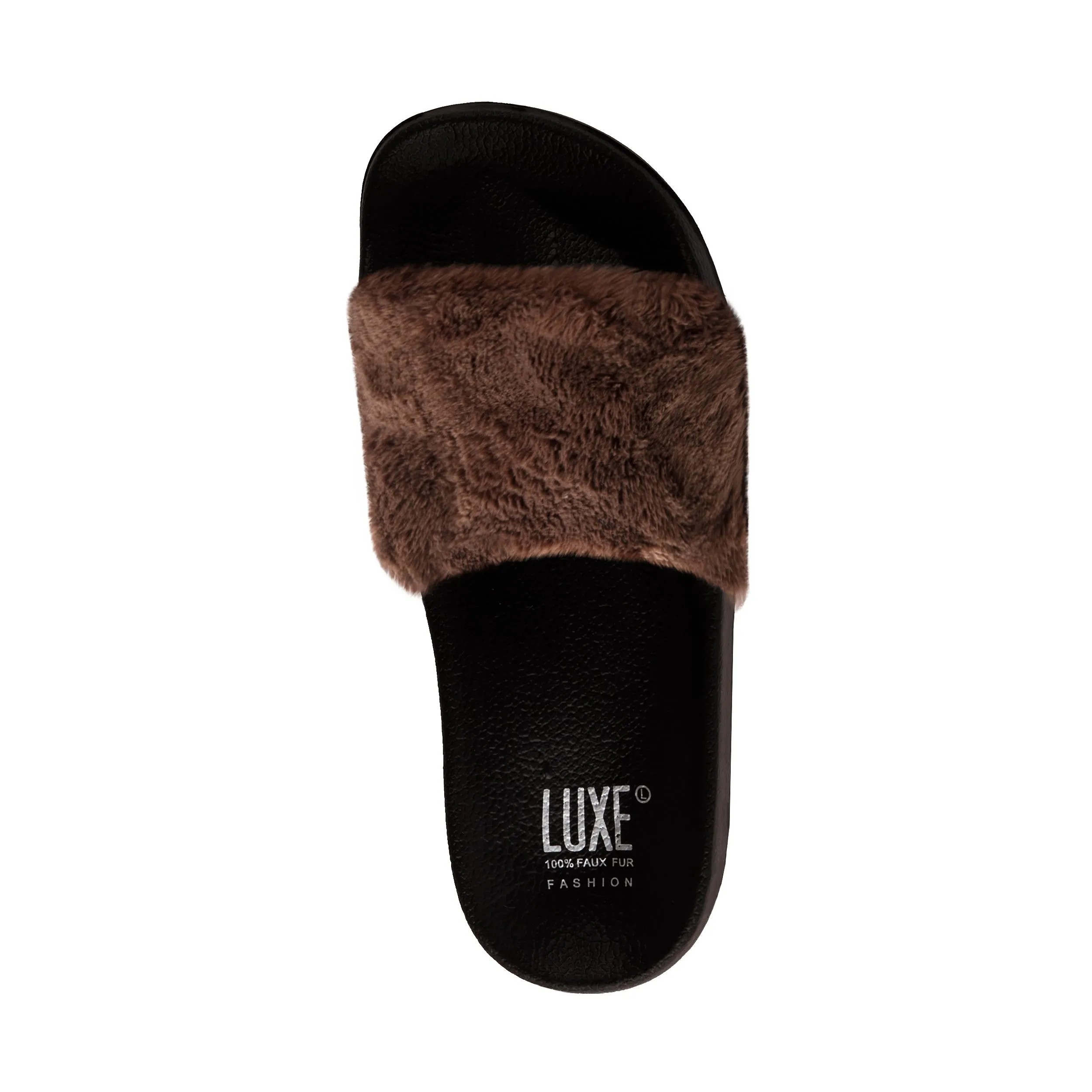 Luxe Fashion Classic Faux Sheepskin Women Slides-1-Piece