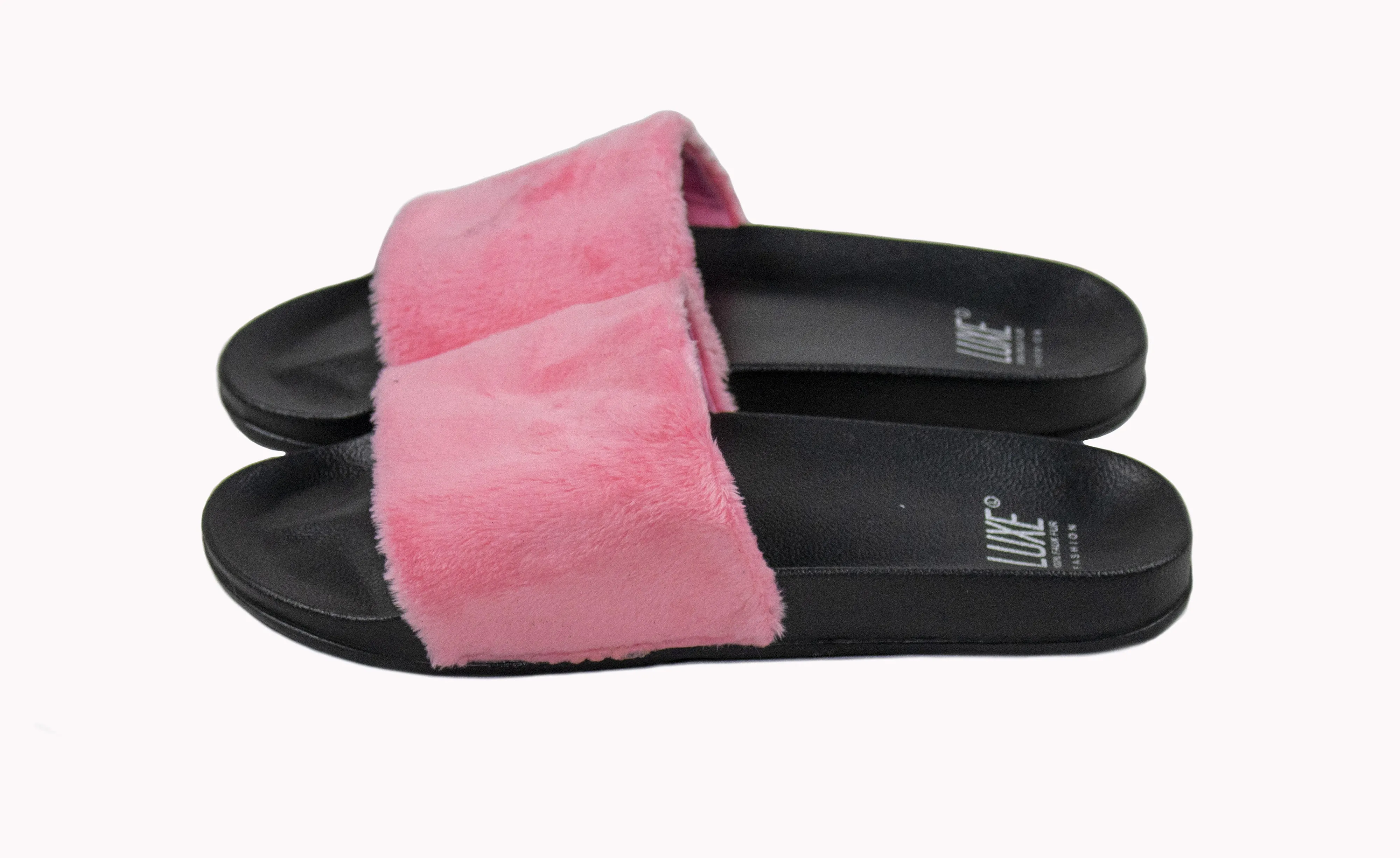 Luxe Fashion Classic Faux Sheepskin Women Slides-1-Piece