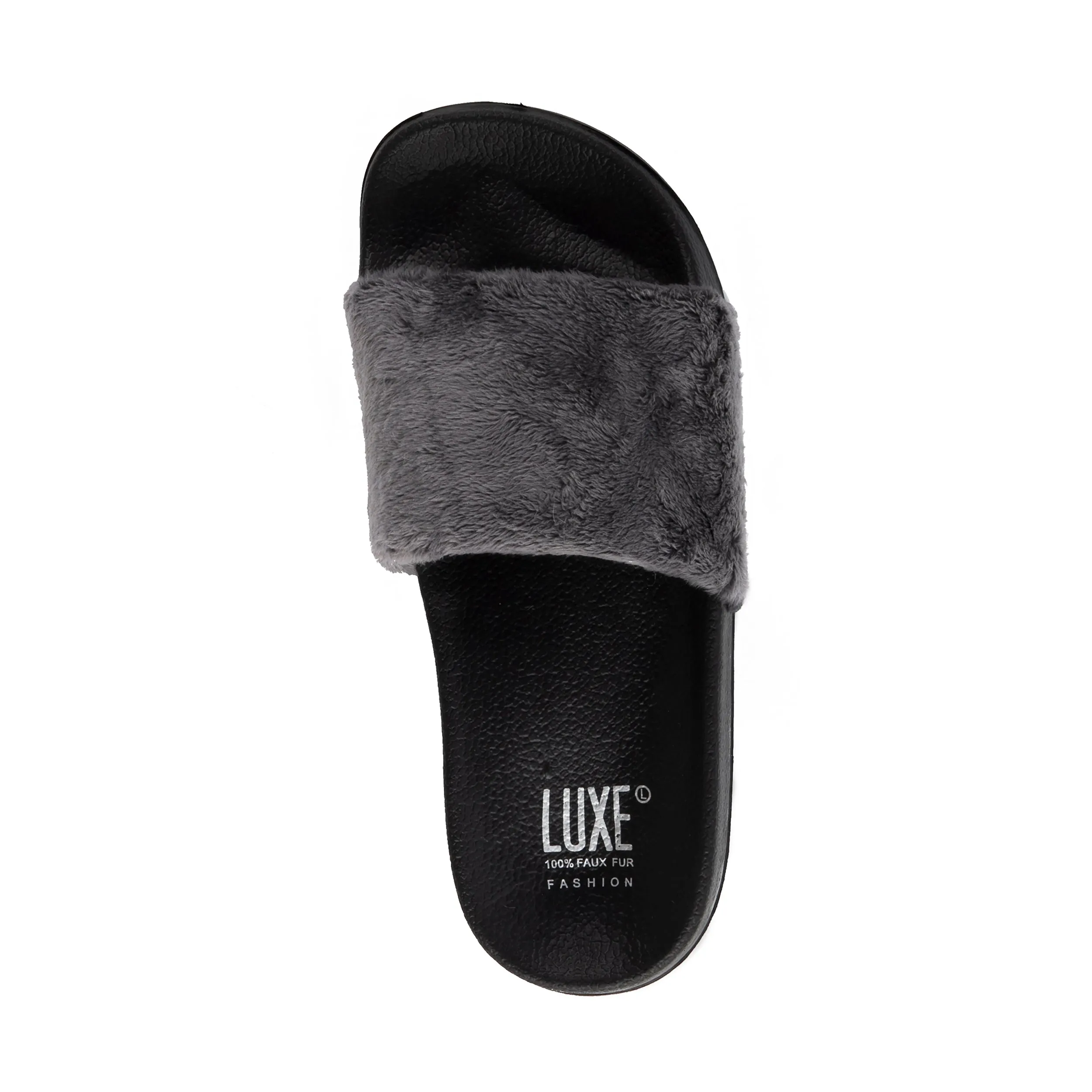 Luxe Fashion Classic Faux Sheepskin Women Slides-1-Piece