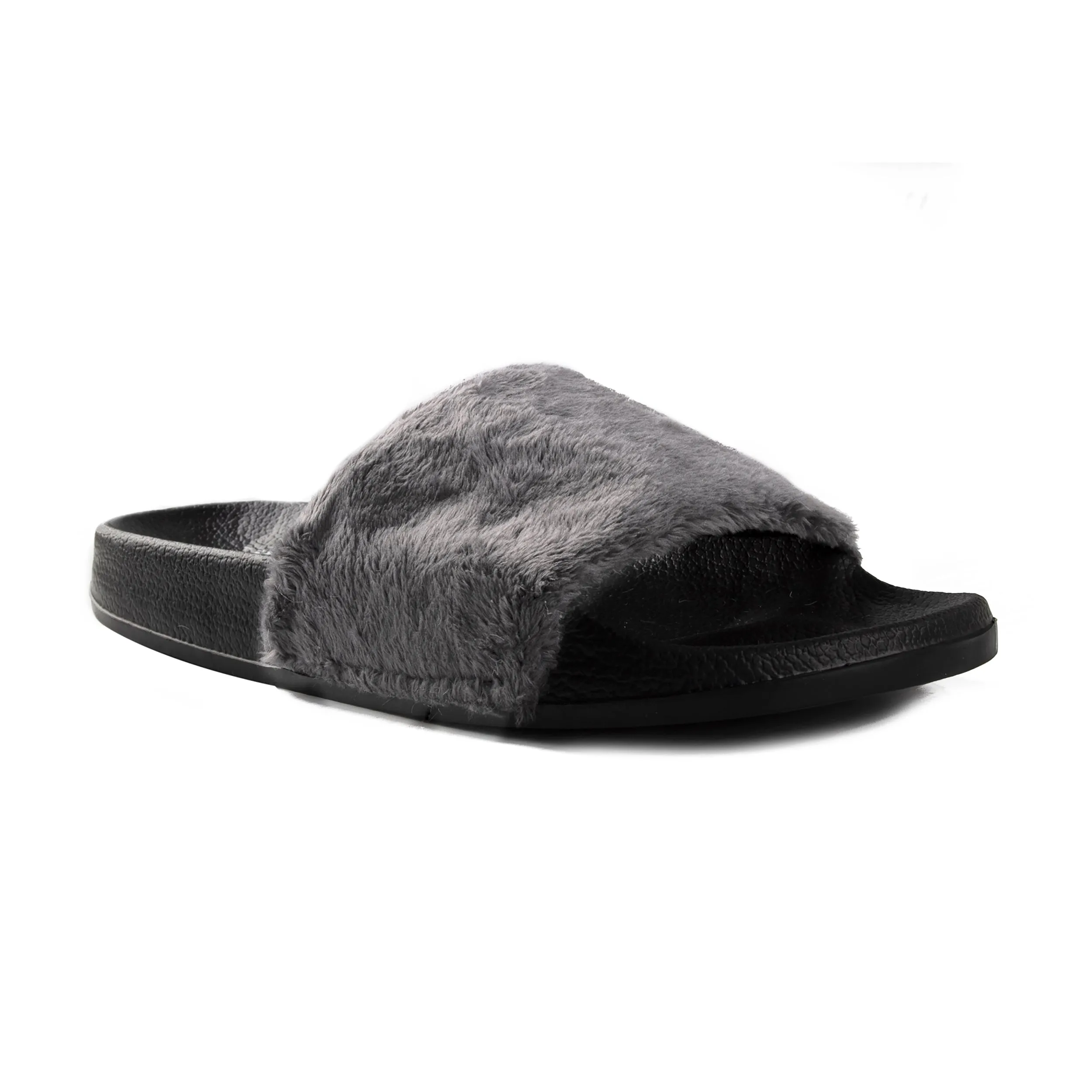 Luxe Fashion Classic Faux Sheepskin Women Slides-1-Piece