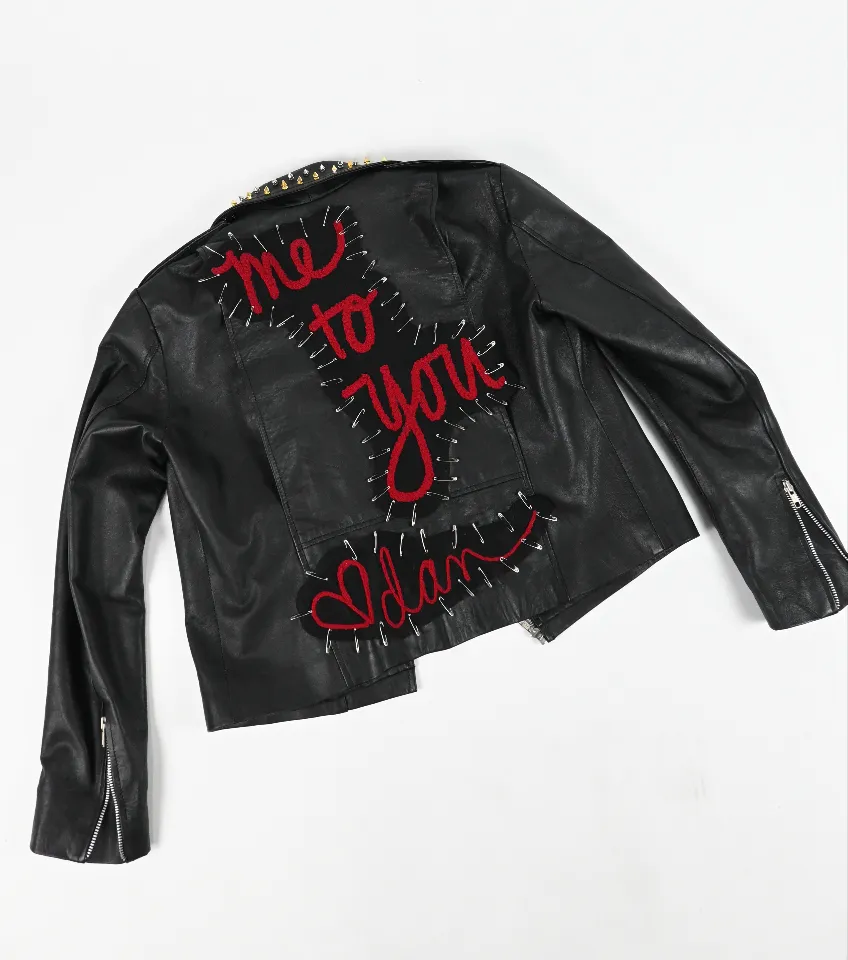 ME TO YOU Leather jacket