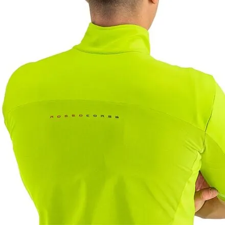 Men's Castelli Perfetto RoS 2 Wind Short Sleeve Jersey, Electric Lime