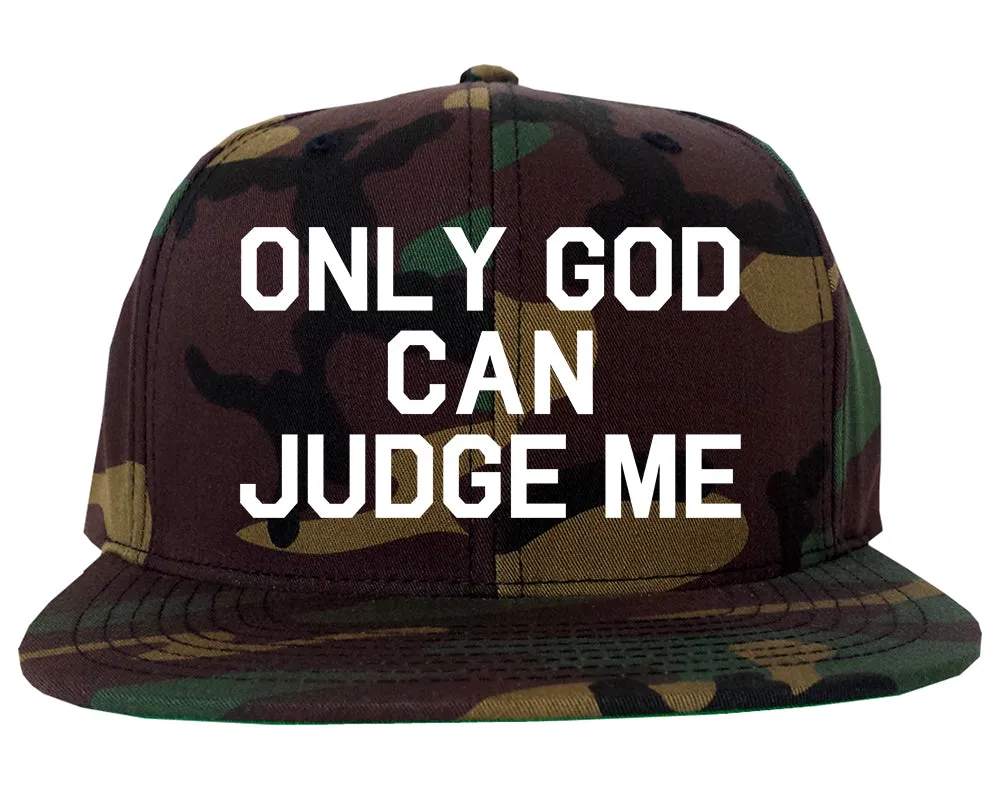 Only God Can Judge Me Mens Snapback Hat