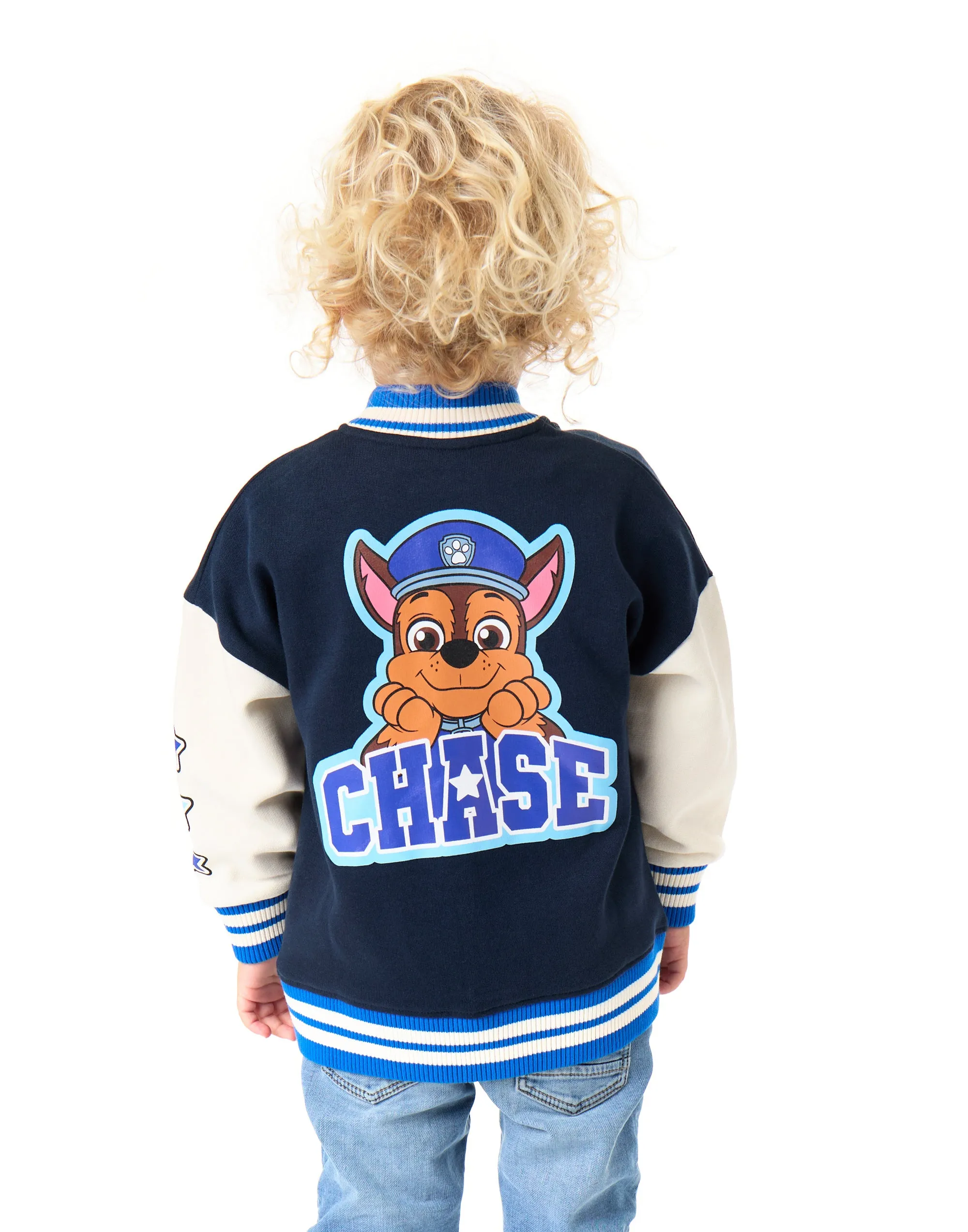 Paw Patrol Chase Boys Blue Bomber Jacket