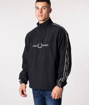 Quarter Zip Taped Sleeve Shell Windbreaker