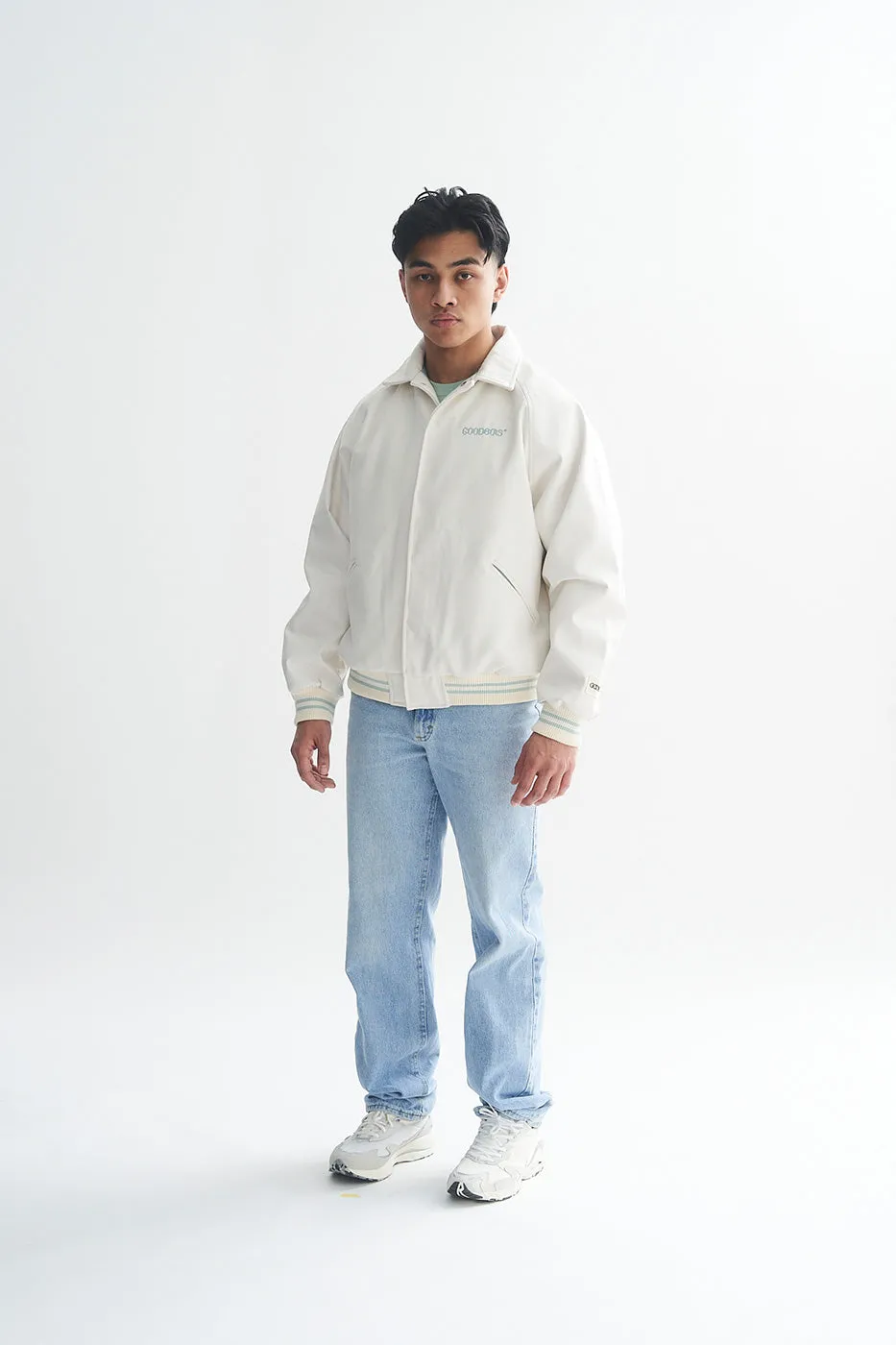 SATELLITE COLLEGE JACKET OFFWHITE