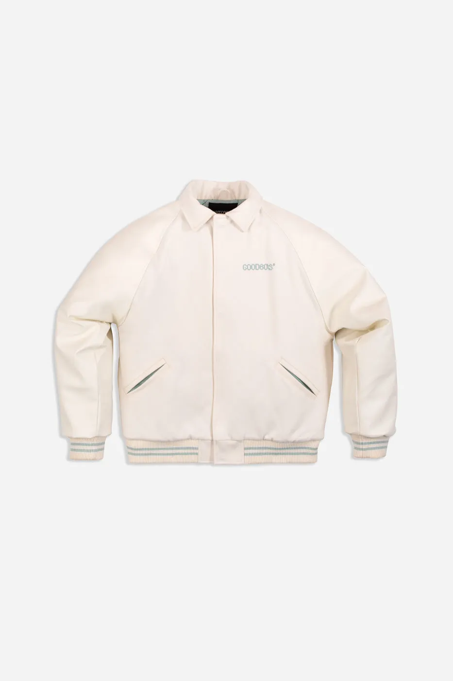 SATELLITE COLLEGE JACKET OFFWHITE