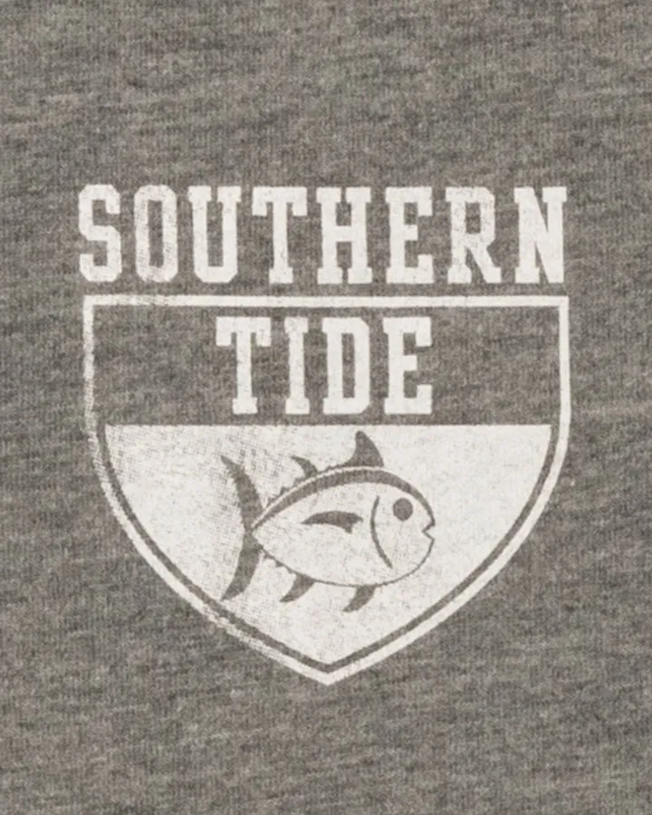 Southern Tide Men's Heather Property of the Skipjack T-Shirt - Heather Steel Grey