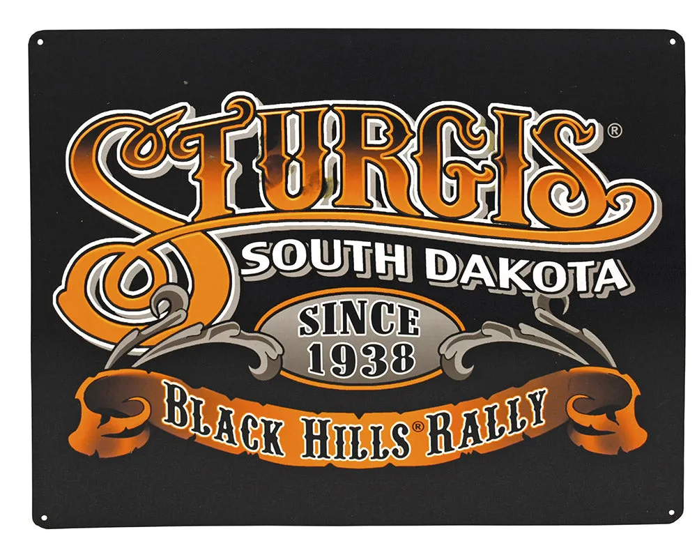 Sturgis Black Hills Rally Tin Sign