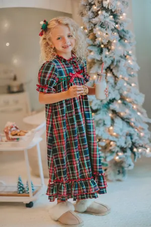 The Original Clara Nutcracker Gown in Black Plaid