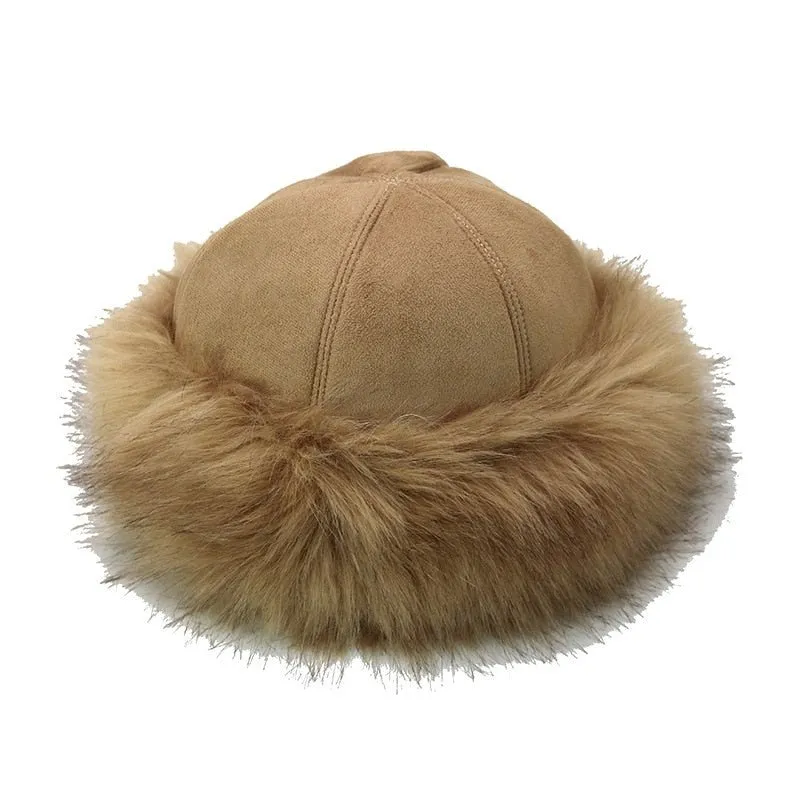 Ushanka Hat With Unqiue Faux Fur Design