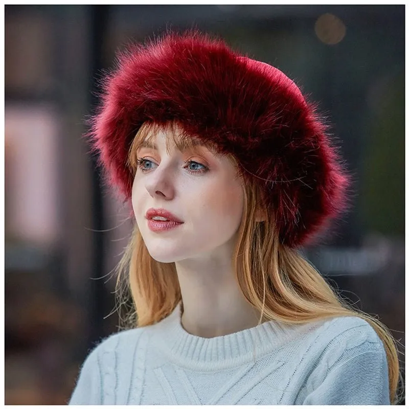 Ushanka Hat With Unqiue Faux Fur Design