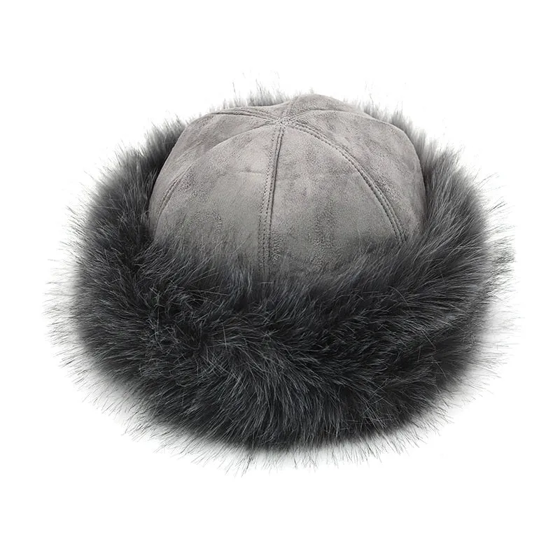 Ushanka Hat With Unqiue Faux Fur Design